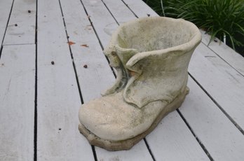 Cement Boot Planter