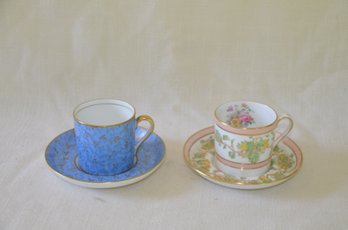 109) Vintage Grosvenor England Porcelain Cup And Saucer Set