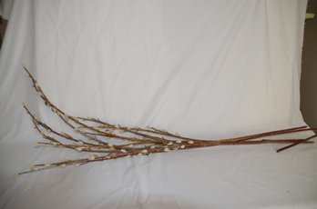 (#140) Artificial Pussy Willow Long Stem Flower 35'