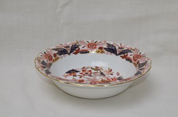 66) Vintage Dovedale Booths A8044 England 8.5' Round Floral Bowl