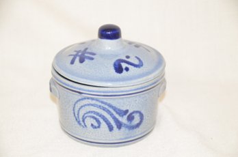16) Westerwalder Feinsteinzeug Stoneware Marmelade Covered Jar
