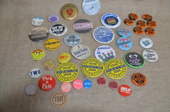 (#137) Assorted School Button Pins