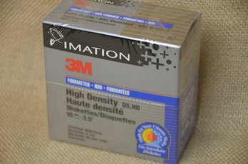 Vintage 3M Imation Formatted IBM High Density Diskettes 10 X3.5'