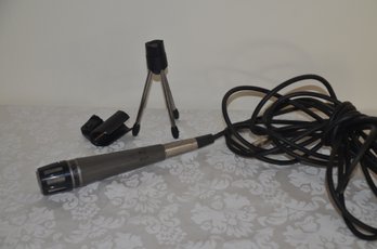 (#28MK) Vintage Unidyne B Microphone With Stand (broke)