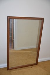 Maple Frame Mirror (slight Chip On Top Edge)