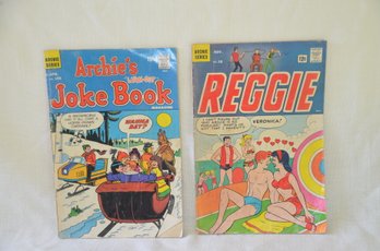 118) Vintage Comic Books Archie's Joke Book And Reggie