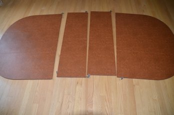 (#336) Oval Table Pads ~ 42x31 Each ~ Leafs 12x42 Each Hooks To Lock Into Each Other