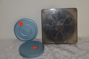 (#33) Vintage Metal Reel To Reel Tape Storage Tins