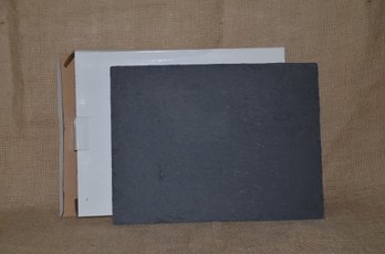 98) Black Chalk Cheese Plate New In Box 12x9