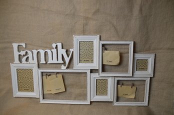 NEW Family Photo Wood Frame Wall Hanging