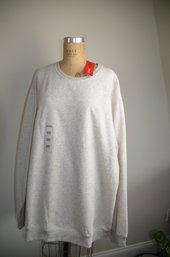 (#94LS) IZOD Men's Gray Long Sleeve Sweatshirt Size 3XLT