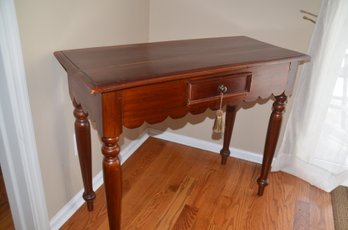 (#206) Wood Console Table One Drawer