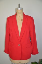 (#6LR) Vince Camuto Red Blazer Brand New Size 12