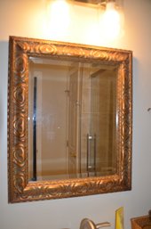 Resin Gold Framed Mirror 21.5x25