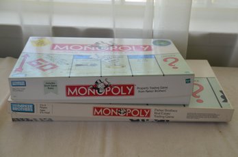 (#6) Monoply Games 2 Sets Gently Used
