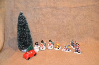 (#17) Christmas House Figurines Snowman Department 56