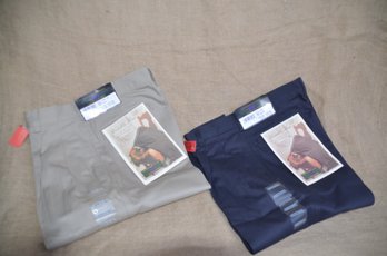 (#103) NEW Gapkhkis Straight Fit Casual Wear Navy And Khaki Cotton Pants 30/30