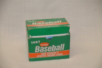 279) 1987 Fleer 132 CT Baseball Stickers And Updated Trading Cards - Count Not Checked