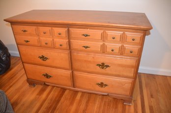 Vintage Maple 6 Drawer Dresser - Top Worn See Pictures