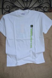 (#106) Nike Cotton T-Shirt 1999 Flushing Meadows Tennis In NY Size Medium