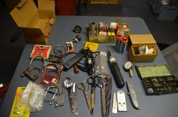 (#338) Assorted Tools Supplies Miscellaneous