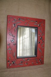 (#215) Painted Wood Frame  Mirror