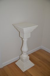 9) Wood Pedestal 33'H