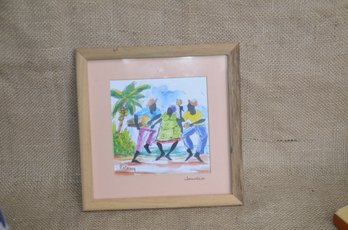 (#165) Framed Jamaica Picture