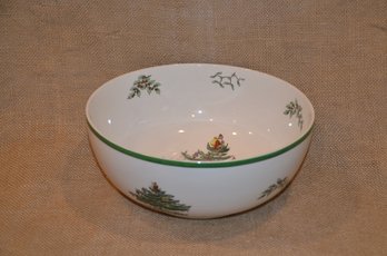 (#22) Spode Porcelain Vegetable Bowl Christmas Tree