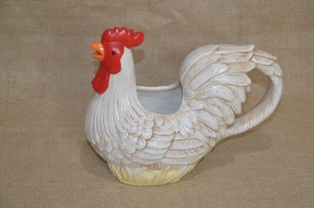 (#79) Ceramic Chicken Pitcher By Kitchen Creations