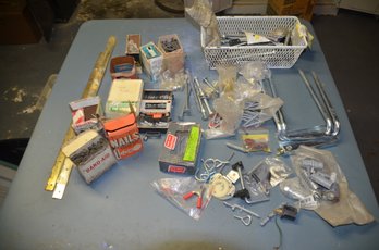(#341) Assorted Screws And Nails Other Miscellaneous Items