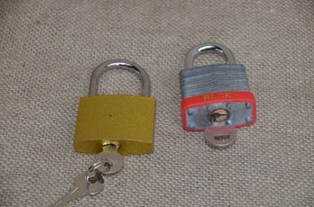 (#52) Lock With Key ( 2 Of Them )