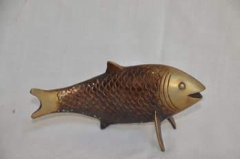 127) India Brass Koi Fish 8' Wide Decorative Home Decor