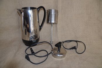 (#289B) Farberware Stainless 12 Cup With Extra Cord