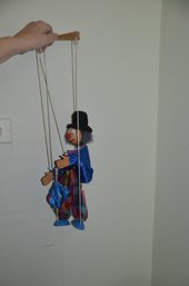 (#30) Wood Clown Puppet 20'H