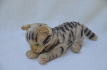 103) Vintage German Steiff Mohair Kitty Cat Stuffed Animal Plush Approx. 10'