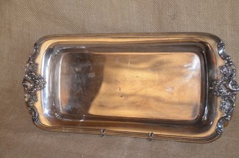 91) Silver Plated Serving Oblong Tray 14'
