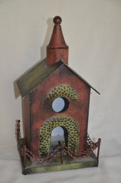 36) Tin Metal Bird House Appox. 16'H