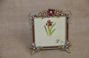(#26) Lawrence Gold Color 3x3 Picture Frame