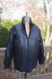 (#114) Mens Leather ANDREW MARC Jacket Small Excellent