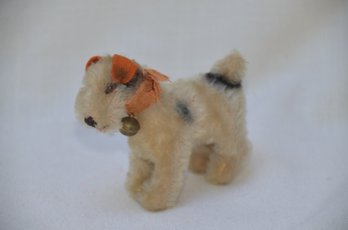 105) Vintage Steiff German Mohair Terrier Dog Stuffed Animal Plush 4'