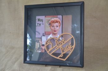 (#95) I Love Lucy Framed Picture 13x13