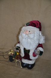 (#197) 20' H Fiber Optic Electric Santa
