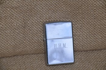 (#65) Vintage Zippo Bradford Lighter Engraved HHM