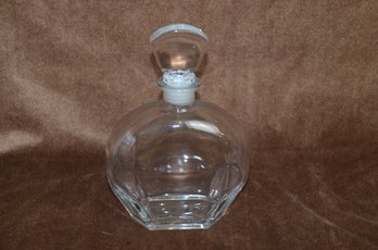 (#35) Glass Liquor Wine Decanter Made In Italy 9'H