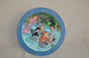 59) Peter Pan 8' 3-D Plate WE'RE FOLLOWING THE LEADER #1913/7500 No Box