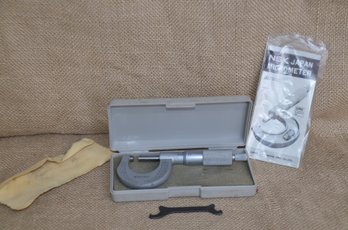 (#71) Vintage NSK National Japan Micrometer Outside In Case