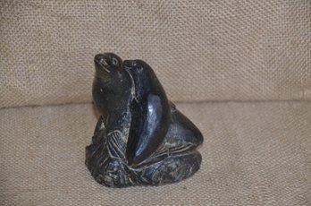 (#72) Trinket Seals Sculpture By Wolf Orig. Made In Canada 3x4
