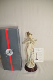 95) Giuseppe Armani Art Society 1995 FLUTE PLAYER MELDOY #0656C Figurine Italy Florence Redemption 15'H W/box