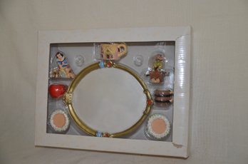 65) Disney Snow White Mini Tea Set Polystone Resin In Box